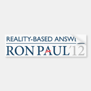 Ron Paul Reality-based Bumpersticker
