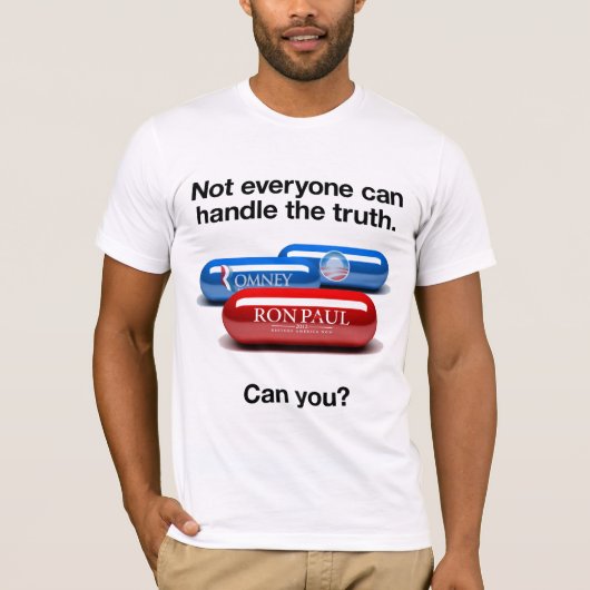 Ron Paul Red Pill Shirt (Voorkant)