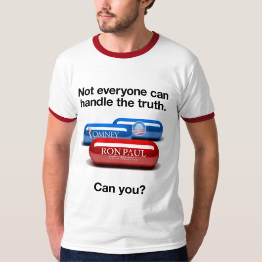 Ron Paul Red Pill Shirt (Voorkant)