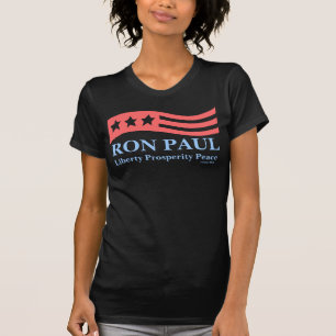 Ron Paul Red White en Blue Americana Shirten T-shirt