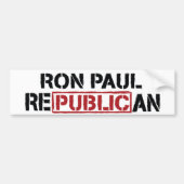 Ron Paul Republican Bumpersticker (Voorkant)