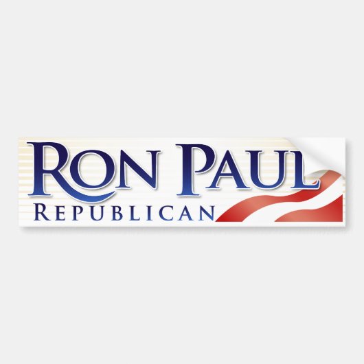 Ron Paul Republican Bumpersticker (Voorkant)