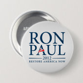 Ron Paul Restore America Now Button (Voorkant /achterkant)