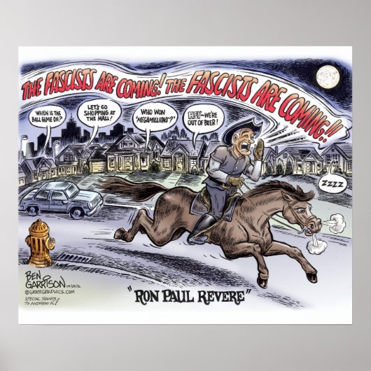 Ron Paul Revere Poster (Voorkant)