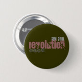 Ron Paul, Revolutie, 2008 Ronde Button 5,7 Cm (Voorkant /achterkant)