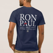Ron Paul Revolutie 2012 T-shirt (Achterkant)
