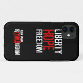 Ron Paul Revolutie - Vrijheid, Hoop, Vrijheid Case-Mate iPhone Case (Achterkant (horizontaal))