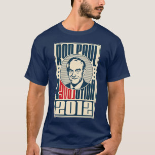 Ron Paul Revolution 2012 - Donker t-shirt