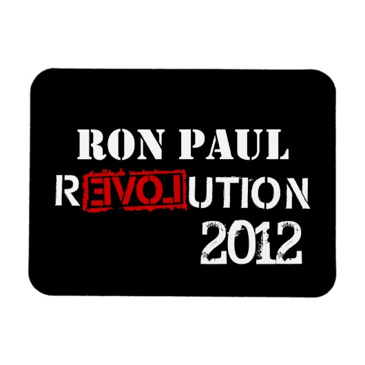 Ron Paul Revolution 2012 Magneet (Horizontaal)