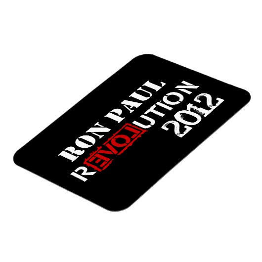 Ron Paul Revolution 2012 Magneet (Linkerzijde)