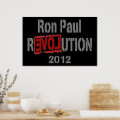 Ron Paul Revolution 2012 Poster (Keuken)