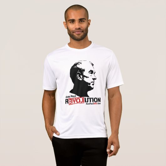 Ron Paul Revolution 2012 T-Shirt (Voorkant volledig)