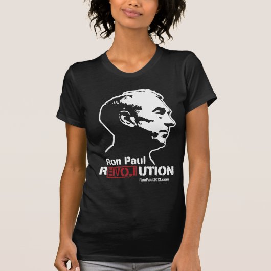 Ron Paul Revolution 2012 T-Shirt (Voorkant)