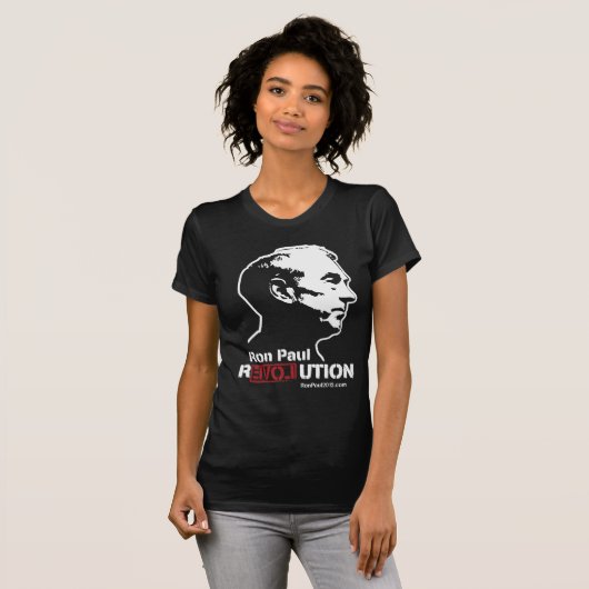 Ron Paul Revolution 2012 T-Shirt (Voorkant volledig)