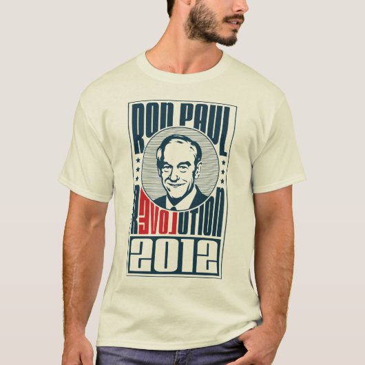 Ron Paul Revolution 2012 T-shirt (Voorkant)