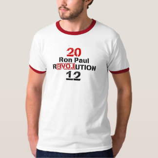 Ron Paul Revolution 2012 Vertraagd T-shirt