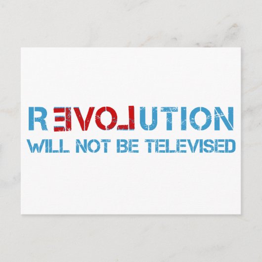 Ron Paul revolution Briefkaart (Voorkant)