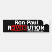 Ron Paul Revolution Bumpersticker (Voorkant)
