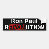 Ron Paul Revolution Bumpersticker (Voorkant)