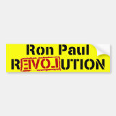 Ron Paul Revolution Bumpersticker (Voorkant)