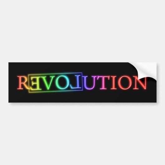 Ron Paul Revolution Bumpersticker (Voorkant)