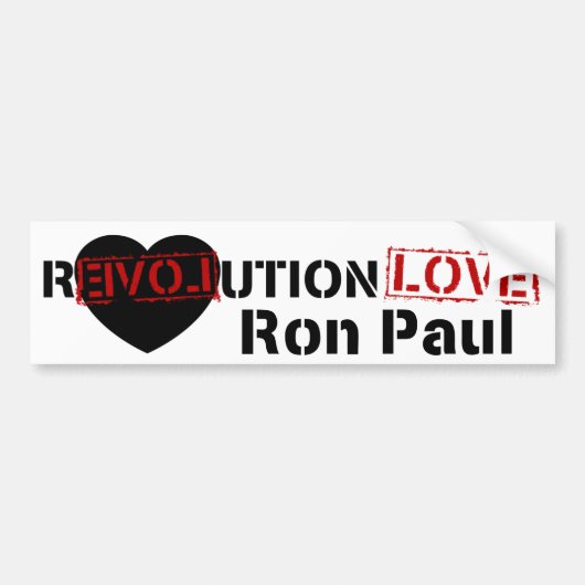 Ron Paul Revolution Bumpersticker (Voorkant)