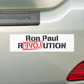 Ron Paul Revolution Bumpersticker (Op auto)