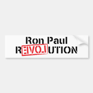 Ron Paul Revolution Bumpersticker