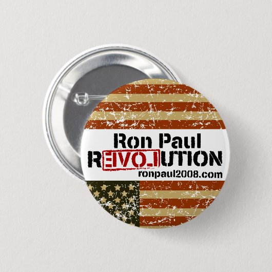Ron Paul Revolution Button (Voorkant /achterkant)