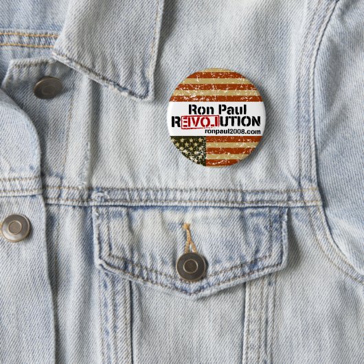 Ron Paul Revolution Button (In situ)