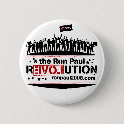 Ron Paul Revolution Button (Voorkant)