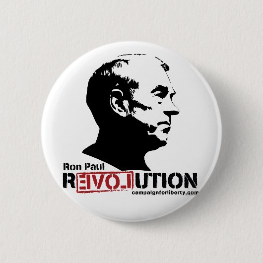Ron Paul Revolution Button (Voorkant)