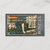 Ron Paul Revolution Card Visitekaartje (Achterkant)