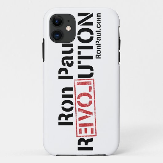 Ron Paul Revolution Case-Mate iPhone Case (Achterkant)