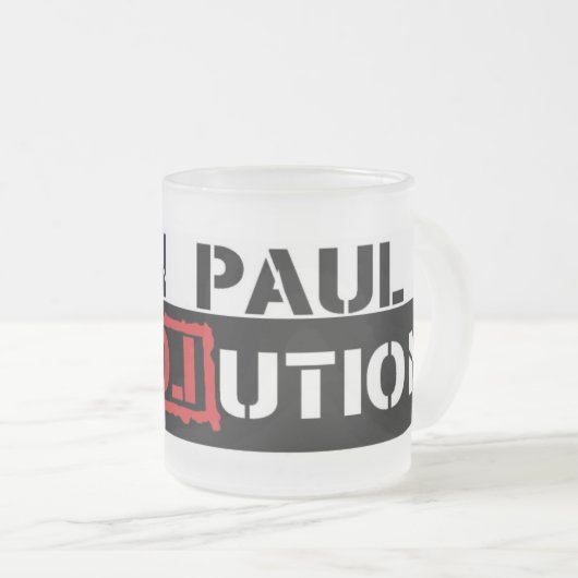 Ron Paul Revolution Coffee/Tea Mok (Voorkant rechts)