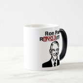 Ron Paul Revolution Coffee/Tea Mok/Cup Magische Mok (Voorkant rechts)