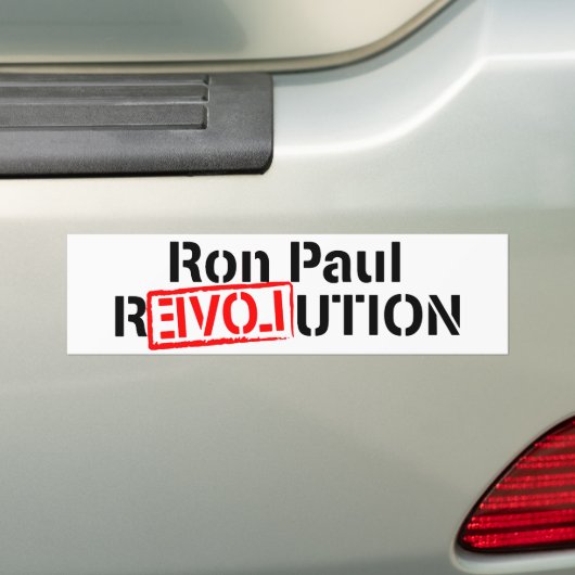 Ron Paul Revolution Continues Bumpersticker (Op auto)
