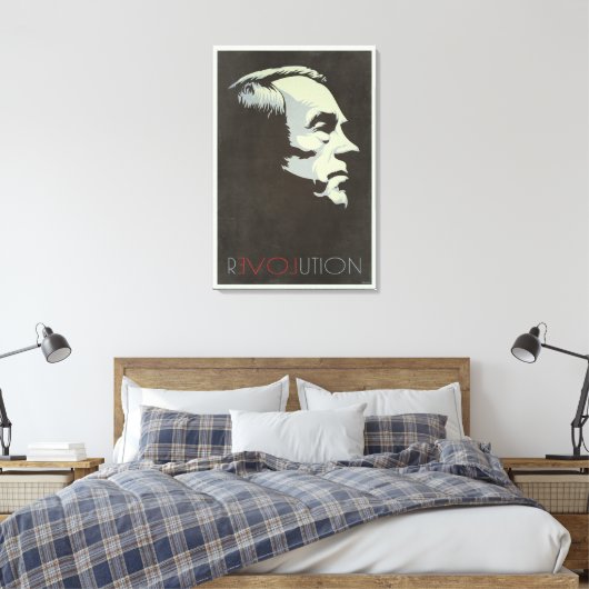 Ron Paul Revolution  doeken Canvas Afdruk (Insitu (Slaapkamer))