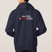 Ron Paul Revolution Fit Hooded Hoodie (Achterkant)