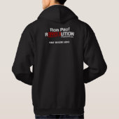 Ron Paul Revolution Gepersonaliseerde Hoodie (Achterkant)