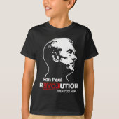 Ron Paul Revolution Gepersonaliseerde Hoodie T-shirt (Voorkant)