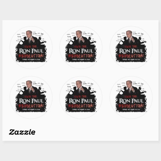 Ron Paul Revolution Grote Sticker (Vel)