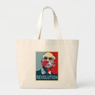 Ron Paul Revolution Grote Tote Bag
