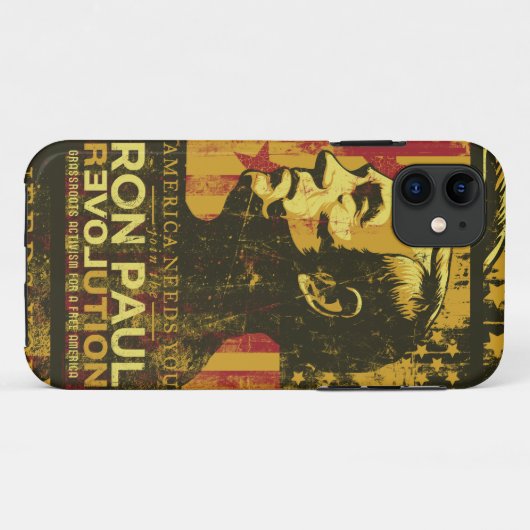 Ron Paul revolution Hoesje-Mate Hoesje (Achterkant (horizontaal))