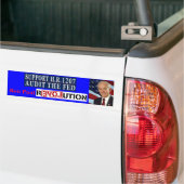 Ron Paul Revolution HR 1207 Audit the Fed Bumpersticker (Op Truck)