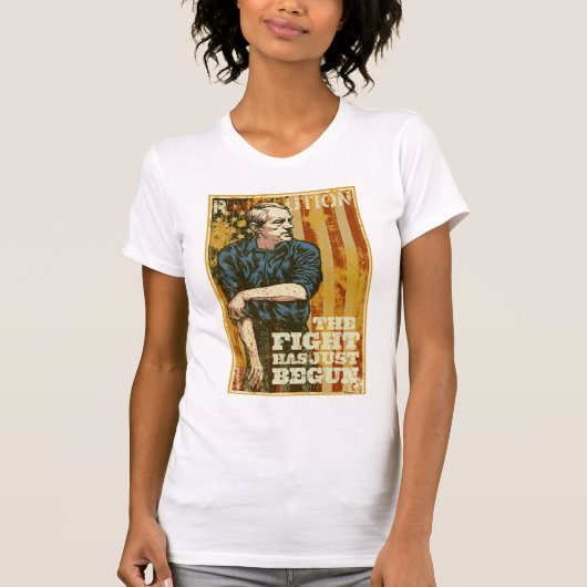 Ron Paul Revolution is net begonnen met T-Shirt (Voorkant)