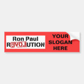 Ron Paul Revolution Logo Bumpersticker (Voorkant)