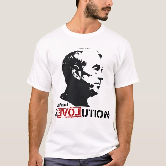 Ron Paul Revolution Love 2012 Shirt (Voorkant)
