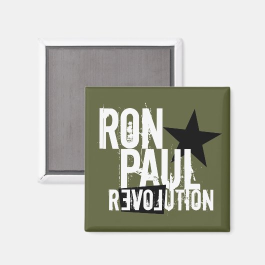 Ron Paul Revolution Magneet (Voorkant / Achterkant)