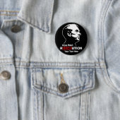 Ron Paul Revolution - Mosterdbare Buttonnen Ronde Button 5,7 Cm (In situ)